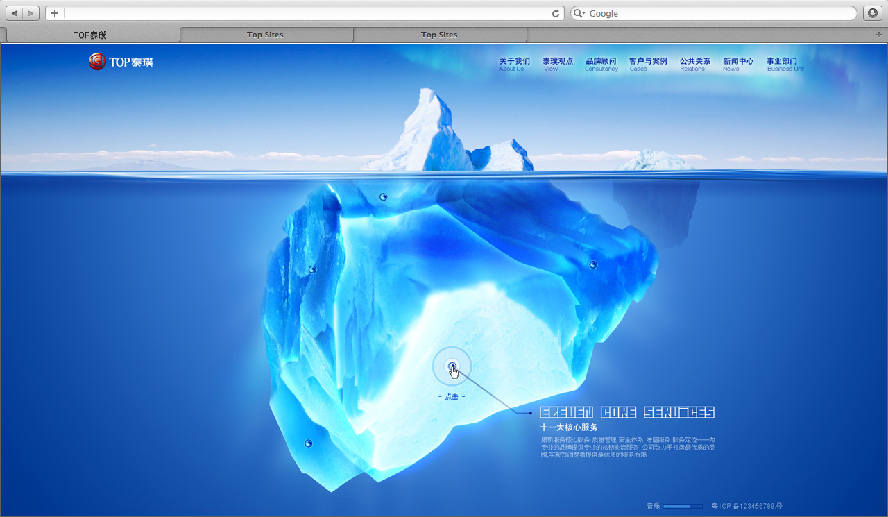 泰璞网页设计--冰山一角|UI|图标|jionill - 原创作品 - 站酷 (ZCOOL)